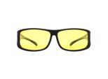 Montana Rectangle Unisex Matte Schwarz Gelb Polarized FO5 Fit Over Glasses Night Driving Sunglasses