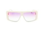 Guess Zonnebril Met Verloop Of Spiegelende Violette Lenzen En Witte Glazen