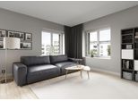 Big-Sofa MUSTERRING "LUCIA Mega Sofa, hoher Sitzkomfort, Breite 252cm, Kontrastnaht", braun (fango puro), B:252cm H:81cm T:124cm, Flachgewebe FLORIS (100% Polyester);Flachgewebe VALMONT (60% Baumwolle/ 40% Leinen);Microfaser CRONA (100% Polyester), Sofas, Big-Sofa, in vielen Qualitäten und 4 unterschiedlichen Nähten, 2,5-Sitzer
