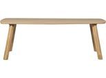Esstisch WOOOD "Tablo FSC Mix Eichenholz Dänisch-oval, H 74 x B 180 x T 100 cm", braun (transparent), B:219cm H:74cm, Tische, Esstisch