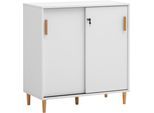 Aktenschrank SCHILDMEYER "Torge, Aktenschrank, Made in Germany, B: 80 cm", weiß, B:80,1cm H:84,8cm T:38,2cm, FSC-zertifizierter Holzwerkstoff, Schränke, Aktenschrank, Solide Verarbeitung - Dieses Produkt ist in Deutschland gefertigt