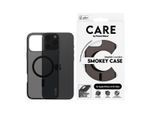 CARE BY PANZERGLASS Handyhülle "Smokey Case für Apple iPhone 16 Pro Max", schwarz (transparent, schwarz), Smartphones, Hüllen, Backcover, Schutzhülle, Handyschutzhülle, Case, Schutzcase, stoßfest, Handyhülle