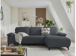 Ecksofa MUSTERRING "MR370 mit/ohne Relaxfunktion, verschiedene Unterfederungen zur Auswahl", grau (anthrazit), B:280cm H:83cm T:180cm, 100% Polyester, Sofas, Ecksofa, Farbe, Material, Sitzkomfort und Funktion wählbar, Maße 280 x 180 cm