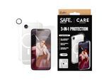 CARE BY PANZERGLASS Handyhülle "Fashion 3-in-1 Set", transparent, Smartphones, Hüllen, Backcover, Schutzhülle, Handyschutzhülle, Case, Schutzcase, stoßfest, Handyhülle
