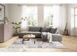 Ecksofa MUSTERRING "Lucia bequem, elegant & zeitlos, elegante Sofa ohne Armlehnen", grau (anthrazit), B:304cm H:81cm T:224cm, 100% Polyester, Sofas, Ecksofa, mit großem Longchair, verschiedene Farben, B304 x T224 cm