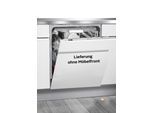 BAUKNECHT vollintegrierbarer Geschirrspüler "OBIC Ecosilent 8650", Energieeffizienz: B, silber (silberfarben), B:60cm H:82cm T:56cm, Geschirrspüler, Doppelter Komfort – mit Besteckschublade und zusätzlichem Besteckkorb, vollintegrierbarer Geschirrspüler