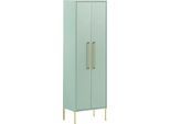 Midischrank SCHILDMEYER "Sarah", grün (mintfarben), B:46,2cm H:154,7cm T:30,1cm, FSC-zertifizierter Holzwerkstoff, Schränke, Midischrank, Solide Verarbeitung - Dieses Produkt ist in Deutschland gefertigt