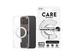 CARE BY PANZERGLASS Handyhülle "Feature Silver Kickstand MagSafe Apple iPhone 16 Pro Max", silber (silber, transparent), Smartphones, Hüllen, Backcover, Schutzhülle, Handyschutzhülle, Case, Schutzcase, stoßfest, Handyhülle