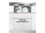 PRIVILEG vollintegrierbarer Geschirrspüler "PV2IC10BS7LA0", Energieeffizienz: C, silber (weiß), B:44,8cm H:82cm T:55,5cm, Geschirrspüler, Rapid 30' – Schnelles und effizientes Spülprogramm in nur 30 Minuten, vollintegrierbarer Geschirrspüler