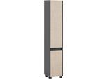 Hochschrank SCHILDMEYER "Sander, Hochschrank, Made in Germany, B: 30,1 cm", schwarz (anthrazit, canasta), B:30,2cm H:164,5cm T:33cm, FSC-zertifizierter Holzwerkstoff, Schränke, Hochschrank, Solide Verarbeitung - Dieses Produkt ist in Deutschland gefertigt