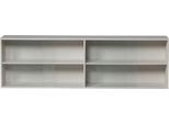 Aufsatzschrank WOOOD "Klink Oberteil mit FSC Massivkiefer, nur Oberteil B200 x T46 x H60 cm", grau, B:200cm H:60cm T:35cm, FSC-zertifizierter Holzwerkstoff, Schränke, Aufsatzschrank, Tragkraft 10 kg pro Einlegeboden, wasserbasierter Schutzlack