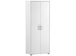 Aktenschrank WELLTIME "Baku", weiß, B:65,1cm H:163,6cm T:41cm, FSC-zertifizierter Holzwerkstoff, Schränke, Aktenschrank, Solide Verarbeitung - Dieses Produkt ist in Deutschland gefertigt