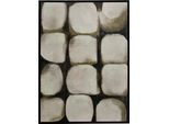 Leinwandbild KARE DESIGN "Pinceau Cloud 75x55cm", grau (farbe bild(er): braun), B:55cm H:75cm T:4cm, Acrylfarbe, Baumwolle, Massivholz, Bilder, Leinwandbild