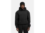 Hoodie DAILY COTTON "Daily Cotton Kapuzenpullover OVERSIZE HOODIE", Jungen, Gr. M, schwarz washed, Obermaterial: 100% Baumwolle CO., Sweatshirts Hoodie