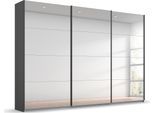 Kleiderschrank OTTO HOME "Mehrzweckschrank Aktenschrank Möbel Mietswohnung Schlafzimmer ORACLE", grau (graumetallic), B:271cm H:229cm T:62cm, Holzwerkstoff, Schränke, Kleiderschrank, inkl. Schubladen-Einsatz und extra Einlegeböden MADE IN GERMANY