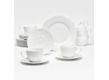 Van Well , Weiß , Keramik , 230 ml,230 ml , lebensmittelecht , Kochen & Essen, Geschirr, Geschirrsets, Kaffeeservices