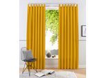 Vorhang OTTO HOME "Raja" Gr. 3, grau (messingfarben), B:140cm H:225cm, Polyester, Recyceltes Material, Gardinen, Vorhang, 2er-Set, Bestseller, einfarbig, modern, pflegeleichte Mikrofaser, Topseller