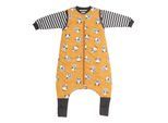 Babyschlafsack SCHLUMMERSACK "Schlafsack mit Füßen 3.5 Tog" Gr. 90, gelb (panda), Schlafsäcke, Baby, L: 90cm, Obermaterial: 100% Baumwolle CO., Babyschlafsack, L:90cm