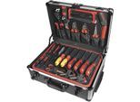 Werkzeugtrolley BM-WERKZEUGE, grau, B:37cm H:22cm T:48cm, Metall, Aufbewahrungsboxen, Werkzeugtrolley, 211-tlg.