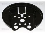 TRISCAN Spritzblech, Bremsscheibe 812528201 Hinterachse für Peugeot