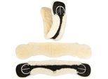 Equinate Western Mondgurt anatomisch Lammfell naturfarben 75 cm