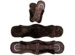 Equinate Westerngurt Classical anatomisch Lammfell braun 75 cm