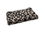 Dieter Knoll Wohndecke Leo, Schwarz, Taupe, Textil, Animalprint, 150x200 cm, pflegeleicht, Wohntextilien, Decken, Kuscheldecken