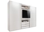P & B Schwebetürenschrank Wimex Magic, Weiß, Holzwerkstoff, 2 Fächer, 3 Schublade(n) Schubladen, 300x216x65 cm, BQ - Bündnis für Qualität, Made in Germany, DIN EN ISO 9001, Schlafzimmer, Kleiderschränke, Kleiderschränke 2-türig