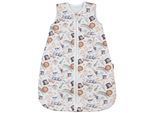 Babyschlafsack TUPTAM "Kugelschlafsack Baby Ganzjahres Schlafsack ohne Ärmel wattiert" Gr. 68, jahrmarkt tiere löwe hase pastellezeichnung, Schlafsäcke, Baby, L: 74cm, Obermaterial: 100% Baumwolle CO., L:74cm