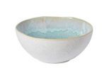 Costa Nova Salatschüssel Eivissa, Hellblau, Weiß Hochglanz, Keramik, rund, 11.7 cm, Handmade in Europe, handbemalt, Essen & Trinken, Geschirr, Schalen & Schüsseln, Salatschüsseln