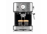 Beem Espressomaschine Beem, Schwarz, Edelstahl, Metall, Kunststoff, 1500 ml, 27.5x30x32 cm, Küchengeräte, Kaffeemaschinen & Zubehör