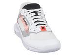 Hallenschuh KEMPA "Hallen-Sport-Schuhe Kourtfly Two", Herren, Gr. 9.5, weiß, schwarz, fluo rot, Obermaterial: 100% Textilmaterial TEXMAT., Schuhe Hallenschuh