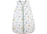 Babyschlafsack TUPTAM "Kugelschlafsack Baby Ganzjahres Schlafsack ohne Ärmel wattiert" Gr. 68, elefanten grau gelb lightpetrol, Schlafsäcke, Baby, L: 74cm, Obermaterial: 100% Baumwolle CO., L:74cm