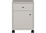 Rollcontainer FORTE "Tempra", kashmir beige, B:38,6cm H:54,2cm T:42cm, Holzwerkstoff, Rollwagen, Rollcontainer