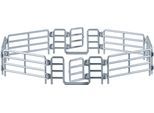 Spielfigur SCHLEICH "FARM WORLD, Weidezaun (42487)", silber (silberfarben), Spielfiguren, Kinder, Kunststoff, Spielfigur