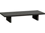Couchtisch WOOOD "Lion MDF mit Schutzlackierung, H 25 x B 140 x T 60 cm", braun (dunkelbraun, dunkelbraun), B:140cm H:25cm T:60cm, Tische, Couchtisch, Tragkraft 25 kg, royale Tischfläche, beschichtete Oberfläche