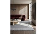 Wollteppich uni Grau meliert 120 x 170 cm - MOLE Kadima Design
