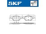 SKF Bremsbelagsatz, Scheibenbremse vkbp80915 für Chrysler DODGE