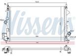 NISSENS Kühler, Motorkühlung 630789 für Vaughall