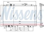 NISSENS Kühler, Motorkühlung 69477 für HONDA