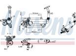 NISSENS Kühler, Abgasrückführung 989275 für SEAT Audi Skoda