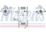 NISSENS Kühler, Abgasrückführung 989446 für DACIA RENAULT