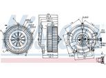 NISSENS Innenraumgebläse 87119 für BMW ROLLS-ROYCE
