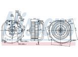 NISSENS Innenraumgebläse 87100 für Mercedes