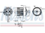 NISSENS Innenraumgebläse 87516 für NISSAN