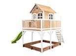 Möbelix , Braun, Grün, Weiß , Holz , Hemlocktanne , 377x291x255 cm , EN 71, CE, FSC 100% , Spielwaren, Outdoorspielzeug, Spieltürme