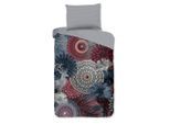 Möbelix , Anthrazit, Grau, Bordeaux , Textil , Mandala , 140x200 cm , Oeko-Tex® Standard 100, BCI (Better Cotton Initiative) , atmungsaktiv, weiche und anschmiegsame Oberfläche , Heimtextilien, Schlaftextilien, Bettwäsche, Flanell Bettwäsche