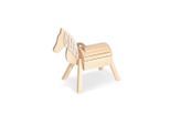 Pinolino Holzpferd Nelli, Natur, Holz, Birke, Fichte, 33x55x70 cm, Haltegriffe, Spielzeug, Holzspielzeug