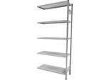 Fachbodenregal SSI Schäfer R3000, Anbauregal, 5 verzinkte Böden, B 1025 x H 2278 mm
