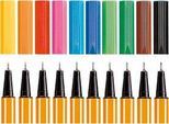 STABILO® Fineliner Point 88, Strichstärke 0,4 mm, farbsortiert in Sechskantbox mit 20 Stück